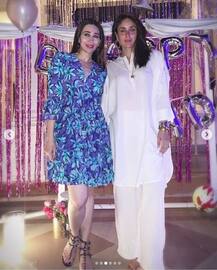 IN PICS: देर रात पटौदी पैलेस में नवाबी अंदाज में मना करीना कपूर के बर्थडे का जश्न, मम्मी की गोद में खेलते दिखे तैमूर