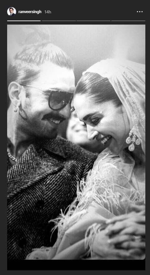 Ranveer Singh Shares Romantic Photo With Wife Deepika Padukone That Is Too Adorable रणवीर ने