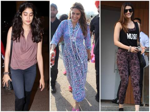 Spotted: शूट के बाद सारा तो एयरपोर्ट पर जाह्नवी, यहां देखिए मुंबई में स्पॉट हुए सितारों के लुक्स Spotted: शूट के बाद सारा तो एयरपोर्ट पर जाह्नवी, यहां देखिए मुंबई में स्पॉट हुए सितारों के लुक्स