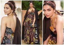 Paris Fashion Week: स्ट्रेपलेस ड्रेस में नज़र आईं दीपिका पादुकोण, कातिलाना अंदाज से लूटा फैंस का दिल, देखें