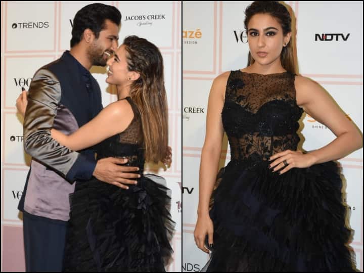 पहली बार Vogue Beauty Awards अटेंड करने पहुंचीं सारा अली खान, Ruffled गाउन में दिखा खूबसूरत अंदाज