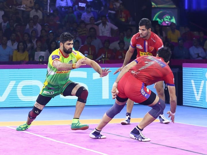Pro Kabaddi League 2019: दबंग दिल्ली ने पटना पाइरेट्स को किया चित Pro Kabaddi League 2019 Dabang Delhi beats Patna Pirates Pro Kabaddi League 2019: दबंग दिल्ली ने पटना पाइरेट्स को किया चित