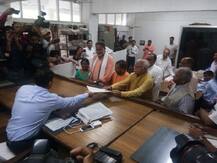 हरियाणा: मिशन 75+ के नारे के साथ सीएम खट्टर आए मैदान में, करनाल से दाखिल किया नामांकन