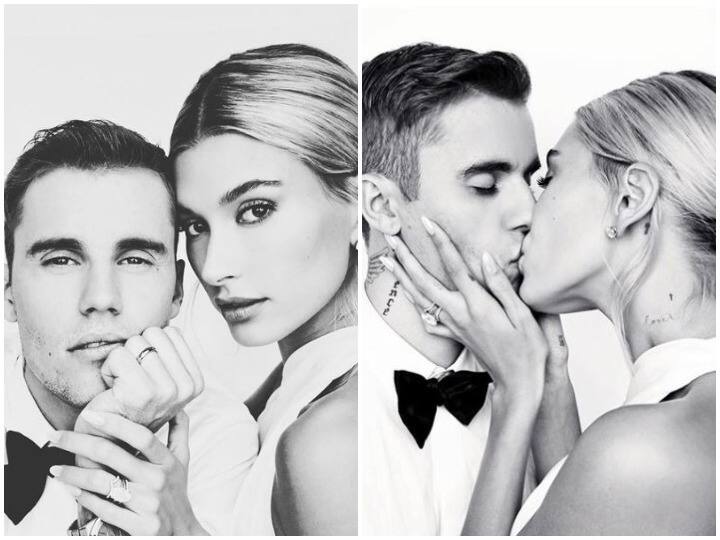 Justien Bieber shares wedding romance photo with Haley Baldwin जस्टिन बीबर ने हेली बाल्डविन के साथ की दूसरी शादी, सामने आई ये खास तस्वीर