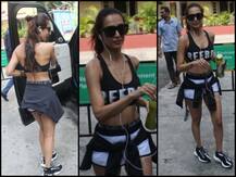 बेहद ग्लैमरस अवतार में GYM के बाहर स्पॉट हुईं मलाइका अरोड़ा, यहां देखें तस्वीरें