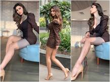 एक बार फिर बेहद ग्लैमरस अंदाज़ में नजर आईं मौनी रॉय, तस्वीरों की हो रही है तारीफ