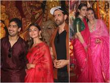 महानवमी के दिन दुर्गा पंडाल पहुंचे बॉलीवुड के सितारे, सामने आईं खूबसूरत तस्वीरें