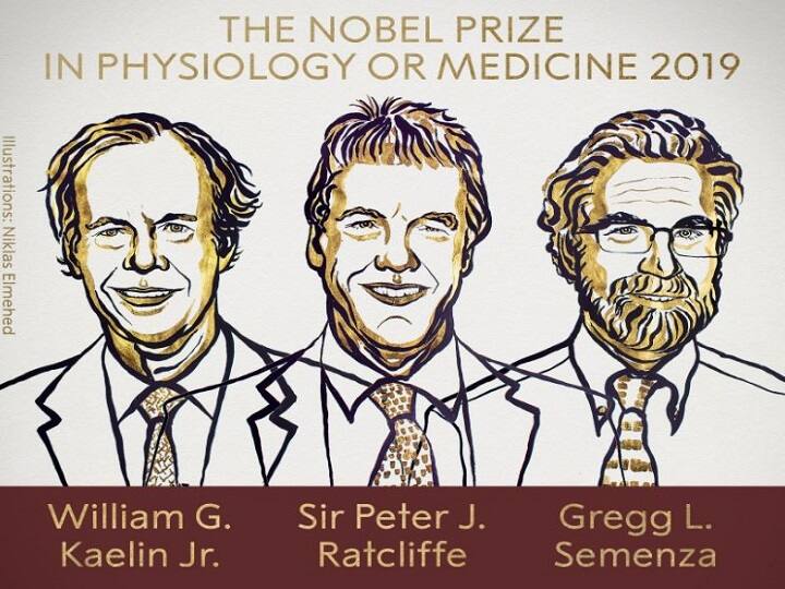 Nobel prize for medicine announced, William Kaelin, Sir Peter Ratcliffe and Gregg L. Semenza got it मेडिसिन के नोबेल पुरस्कार का एलान: मानव सेल्स पर रिसर्च के लिए तीन वैज्ञानिकों को चुना गया