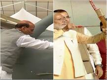 दशहरा: फ्रांस में रक्षा मंत्री राजनाथ ने की शस्त्रपूजा, दिल्ली में पीएम मोदी ने किया रावण दहन