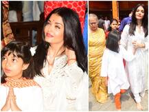 दुर्गा पूजा के लिए पंडाल पहुंचीं ऐश्वर्या राय बच्चन, बेटी आराध्या और मां वृंदा राय के साथ खूबसूरत तस्वीरे आईं सामने