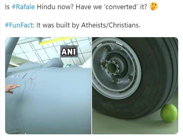 लोगों ने पूछा- क्या राफेल हिंदू हो गया है?