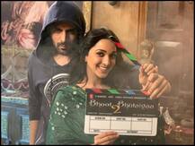 Bhool Bhulaiyaa 2: कार्तिक आर्यन और कियारा आडवानी ने शुरू की \'भूल भुलैया 2\' की शूटिंग, शेयर की ये तस्वीर