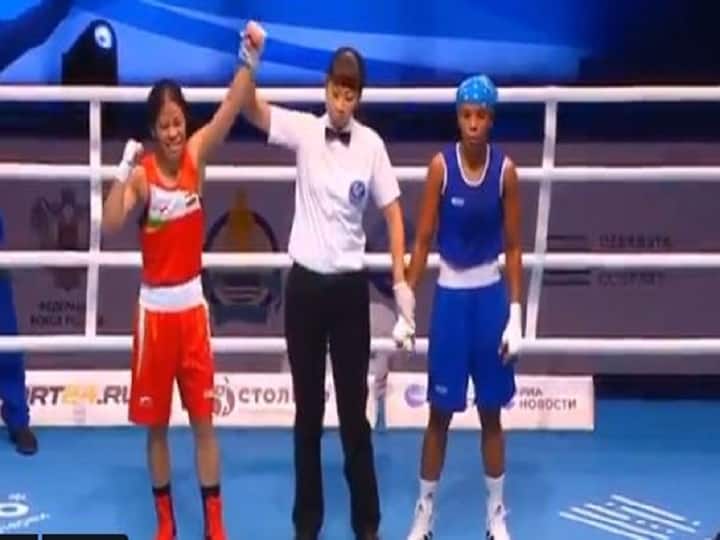 Mary Kom created history assured of 8th World Championships medal वर्ल्ड चैंपियनशिपः मैरी कॉम ने रचा इतिहास, 8 मेडल जीतने वाली दुनिया की पहली बॉक्सर बनीं