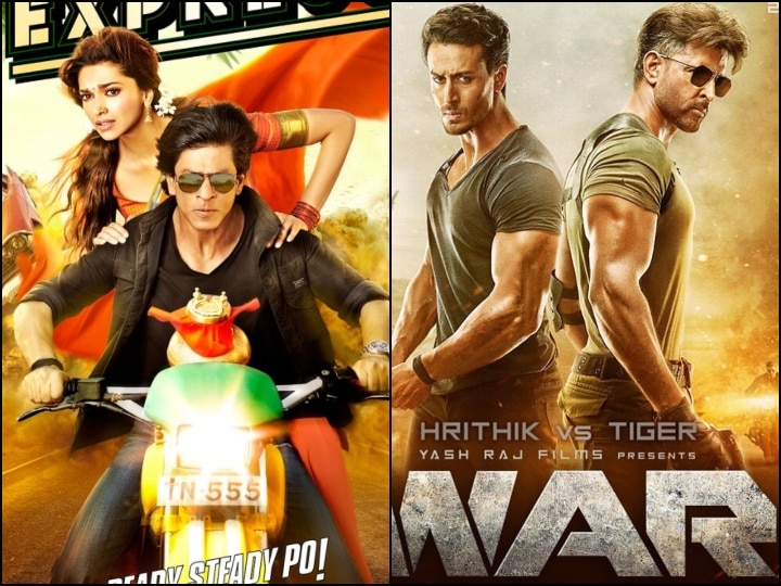 Hrithik roshan tiger shroff movie war beats shah rukh khan career highest grossing chennai express  BOX OFFICE: 'वॉर' ने शाहरुख की सबसे ज्यादा कमाई करने वाली फिल्म 'चेन्नई एक्सप्रेस' को आठ दिनों में चटाई धूल