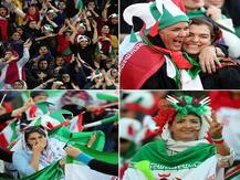 ऐतिहासिक: 40 साल बाद ईरानी महिलाओं ने स्टेडियम में जाकर देखा फुटबॉल मैच, देखें तस्वीरें