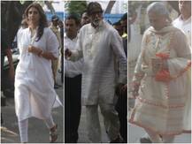 परिवार के साथ पूजा-अर्चना करके बिग बी ने बहुत ही साधारण तरीके से सेलिब्रेट किया बर्थडे, देखिए तस्वीरें