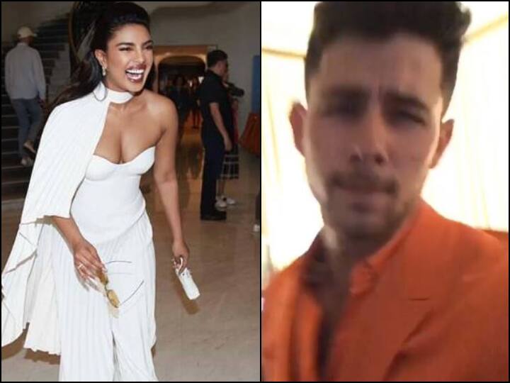 Nick Jonas dance video on khadke glassy song goes viral ,Priyanka chopra reaction ‘खड़के गलासी’ गाने पर जमकर थिरके निक जोनास, वीडियो देख हंसी नहीं रोक पाईं प्रियंका, दिया ऐसा रिएक्शन
