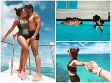 बिकिनी में नज़र आईं देबिना बनर्जी, Maldives में पति गुरमीत के साथ मना रहीं छुट्टियां, देखें तस्वीरें