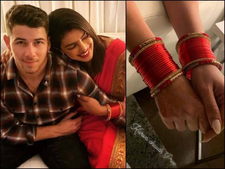 अमेरिका में प्रियंका चोपड़ा ने इस खास अंदाज में मनाया करवाचौथ, हाथों में मेहंदी लगाए आईं नजर priyanka chopra celebrates her first karwachauth in LA अमेरिका में प्रियंका चोपड़ा ने इस खास अंदाज में मनाया करवाचौथ, हाथों में मेहंदी लगाए आईं नजर