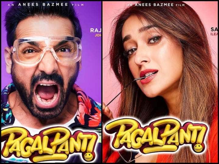 जॉन अब्राहम की अपकमिंग फिल्म 'पागलपंती' का पोस्टर आज रिलीज किया गया है. ये एक मल्टीस्टारर फिल्म है ऐसे में एक या दो नहीं बल्कि फिल्म के पूरे 10 से ज्यादा पोस्टर्स रिलीज किए गए हैं. 