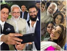 Gandhi@150: बॉलीवुड सितारों से मिले पीएम मोदी, गांधी और गांधीवाद पर फिल्म बनाने की अपील की