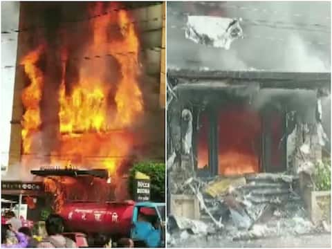 तस्वीरें: मध्य प्रदेश में इंदौर के गोल्डन होटल में लगी भीषण आग, फंसे लोगों को निकाला गया तस्वीरें: मध्य प्रदेश में इंदौर के गोल्डन होटल में लगी भीषण आग, फंसे लोगों को निकाला गया