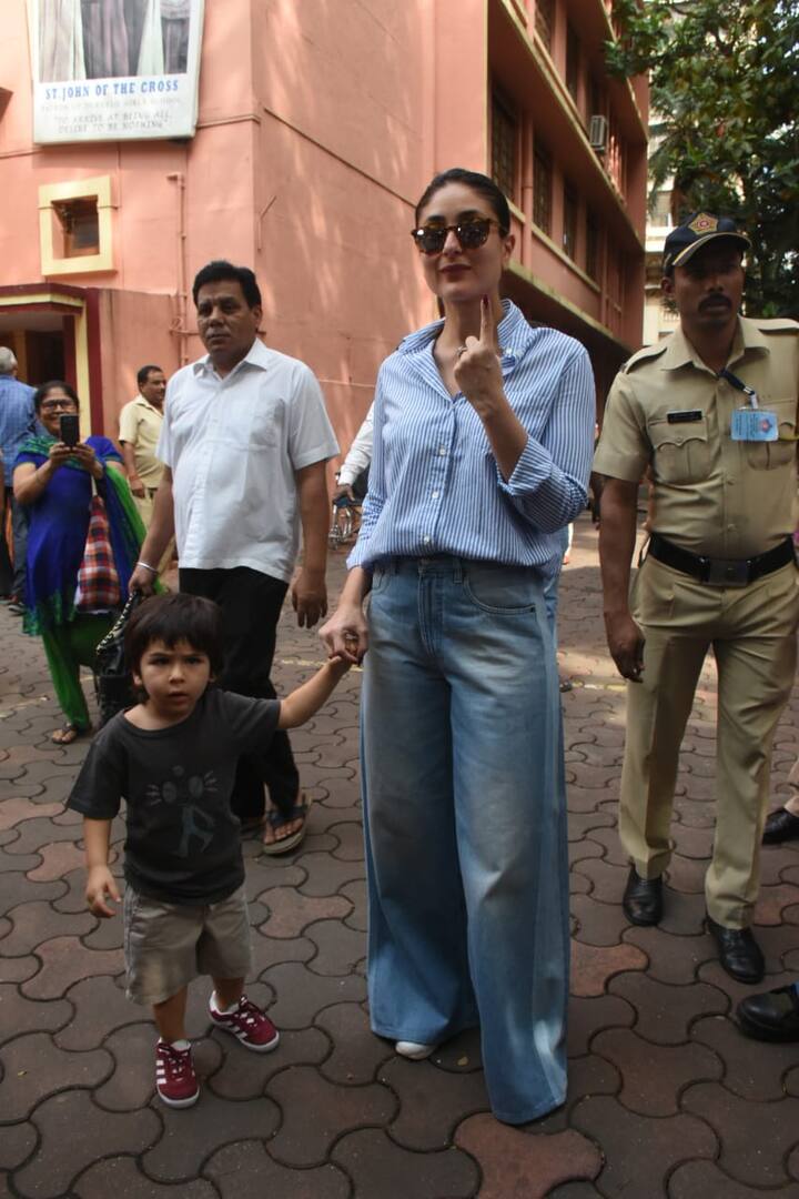करीन कपूर खान और तैमूर अली खान. (तस्वीर: मानल मंगलानी)