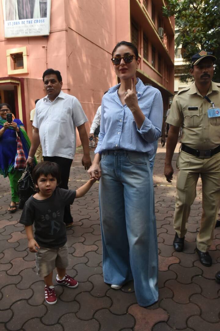 करीन कपूर खान और तैमूर अली खान. (तस्वीर: मानल मंगलानी)