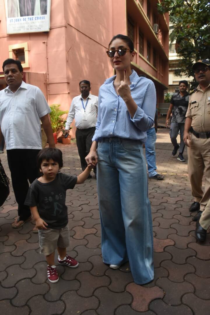 करीन कपूर खान और तैमूर अली खान. (तस्वीर: मानल मंगलानी)