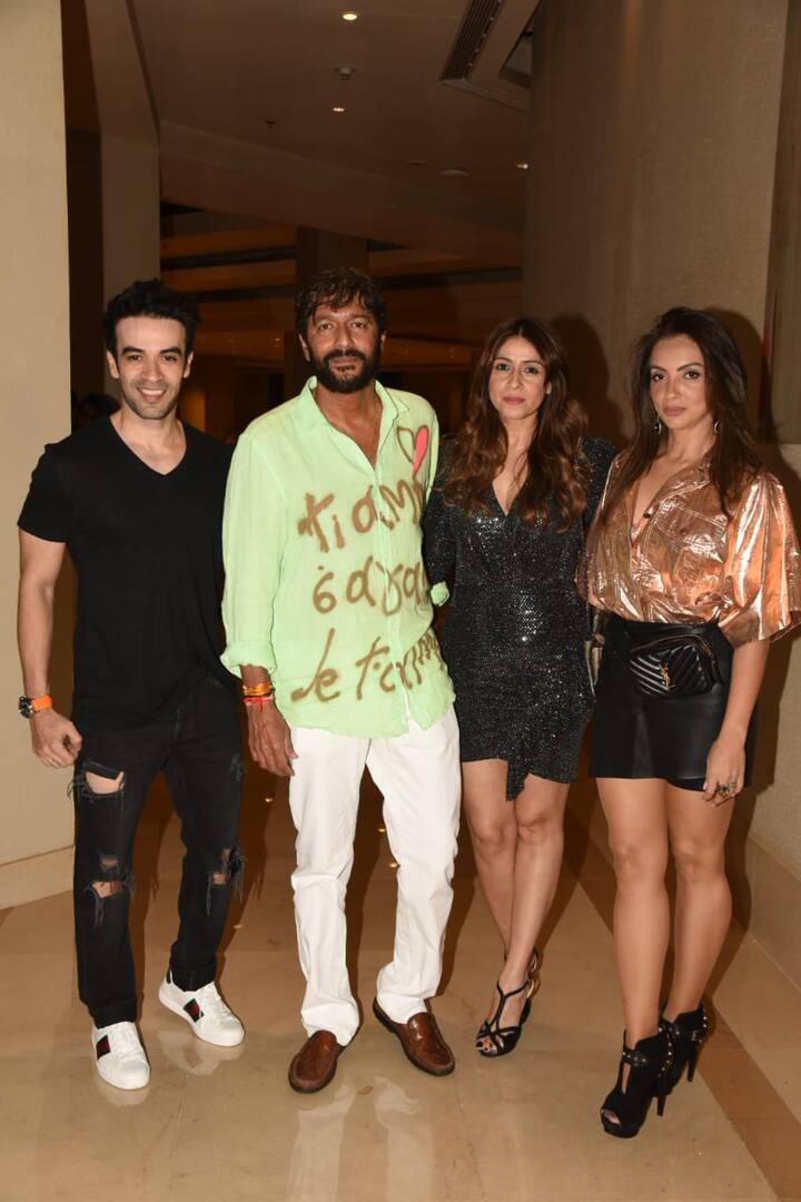 अभिनेता चंकी पांडे और फिल्ममेंकर आदित्य धर. (Photo Credit: Manav Manglani)