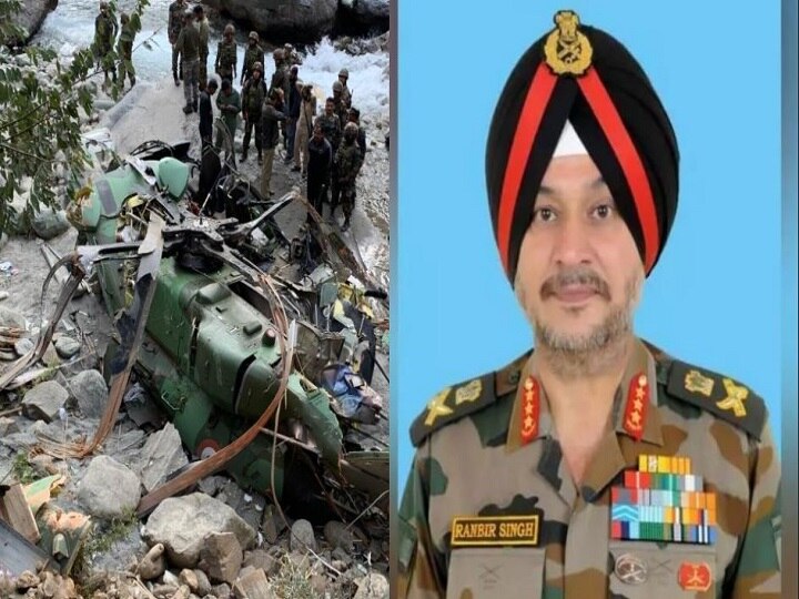 Lieutenant General Ranbir survives chopper crash हेलीकॉप्टर क्रैश में बाल-बाल बचे सर्जिकल स्ट्राइक के हीरो लेफ्टिनेंट जनरल रणबीर सिंह