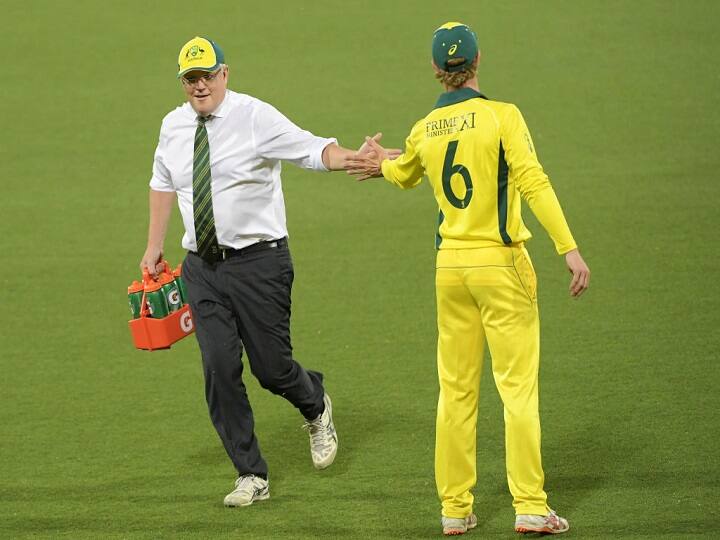 ऑस्ट्रेलियाई पीएम स्कॉट मॉरिसन ने भारतीय फैंस को टी20 वर्ल्ड कप के लिए किया आमंत्रित, पीएम मोदी ने दिया ये जवाब Australian PM Scott Morrison's Invite To Indians Will Encourage Them To Visit: PM Modi ऑस्ट्रेलियाई पीएम स्कॉट मॉरिसन ने भारतीय फैंस को टी20 वर्ल्ड कप के लिए किया आमंत्रित, पीएम मोदी ने दिया ये जवाब