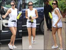 जिम के बाहर इस अंदाज़ में स्पॉट हुईं मलाइका अरोड़ा, देखें उनकी सभी खास तस्वीरें