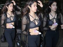 दिवाली ड्रेस ट्रायल के लिए मनीष मल्होत्रा के स्टोर पहुंची जान्हवी कपूर, सामने आईं ये तस्वीरें