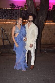 शाहिद-मीरा ने बेहद खूबसूरत अंदाज़ में अनिल कपूर की दिवाली पार्टी में की शिरकत