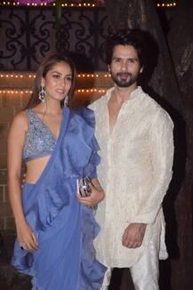 शाहिद-मीरा ने बेहद खूबसूरत अंदाज़ में अनिल कपूर की दिवाली पार्टी में की शिरकत