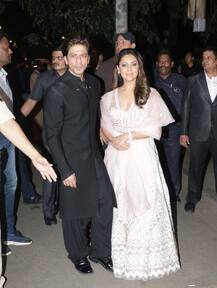 अमिताभ बच्चन की दिवाली पार्टी में शाहरुख और गौरी ने कुछ इस अंदाज़ में की शिरकत