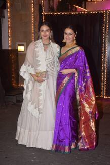 सितारों की दिवाली पार्टी में एक साथ पहुंची हुमा कुरैशी और श्रद्धा कपूर, देखें तस्वीरें