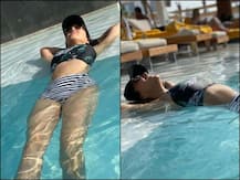 सनी लियोन पति के साथ दुबई में मना रही छुट्टियां, शेयर की पूल की HOT तस्वीरें