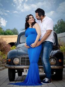 पति के साथ बेबी बंप में 'रिता रिपोर्टर' ने कराया फोटोशूट, वायरल हो रही हैं तस्वीरें