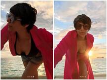 मंदिरा बेदी विदेश में मना रही है छुट्टियां, फिर से सामने आया बेहद दिलकश अंदाज