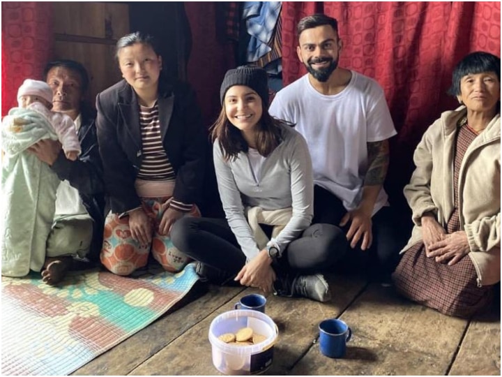 Virat-Anushka is in bhutan shared adorable pics and experience  भूटान के एक गांव में विराट-अनुष्का को एक परिवार ने समझ लिया टूरिस्ट, बिना पहचाने की खातिरदारी