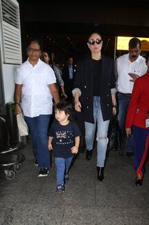 ऑस्ट्रेलिया में छुट्टियां बिताकर मांं करीना कपूर के साथ स्वैग में मुंबई वापस लौटे तैमूर, देखें तस्वीरें