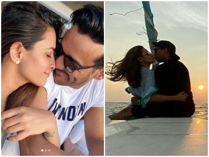 Anita Hassnandani romantic photo with husband rohit reddy post nach baliyea vacation getting viral 'नच बलिए' के बाद अब पति के साथ गोवा में वैकेशन मना रही हैं अनीता हसनंदानी, सामने आई रोमांटिक तस्वीरें