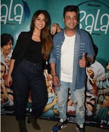 आयुष्मान खुराना की \'बाला\' की स्क्रिनिंग में पहुंचे कई सितारे, वरुण से लेकर सारा आईं नजर