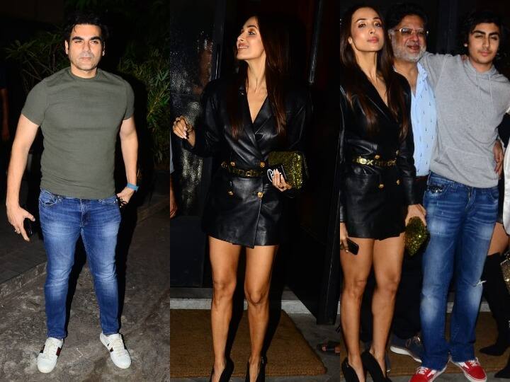 बॉलीवुड अभिनेत्री मलाइका अरोड़ा और अरबाज खान के बेटे अरहान खान आज 17 साल के हो गए हैं. ऐसे में मलाइका ने देर रात अपने पूरे परिवार के साथ अरहान का बर्थडे सेलिब्रेट किया. (Photo credit: Manav Manglani) 