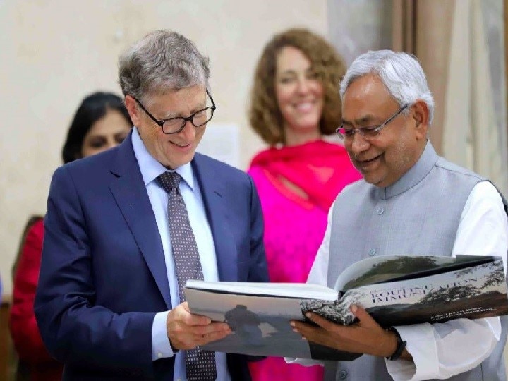 Bill Gates meets Bihar CM Nitish Kumar बिल गेट्स और नीतीश कुमार की मुलाकात, स्वास्थ्य क्षेत्र में संरचनात्मक सुधारों को प्राथमिकता देने पर जोर