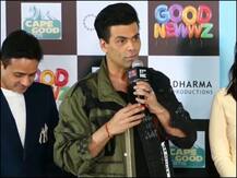 VIDEO: ट्रेलर लॉन्च पर करण जौहर से पूछा आपके लिए क्या है Good Newwz? दिया ये मजेदार जवाब