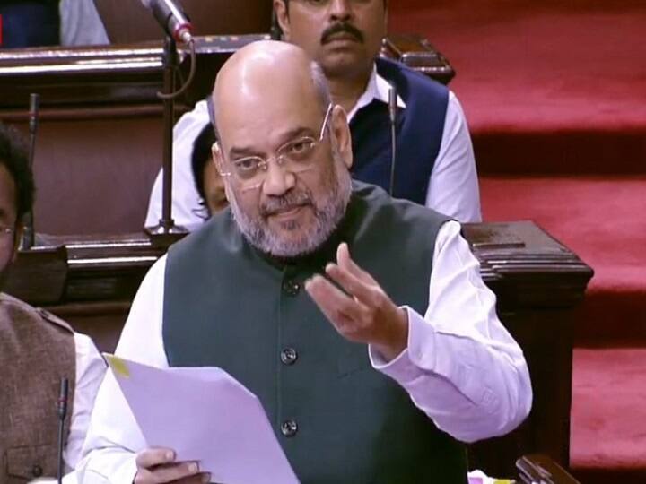 HM Amit Shah in Rajya Sabha, internet services are concerned, the decision can be taken by the Jammu and Kashmir authorities कश्मीर पर अमित शाह ने कहा, 'सेब से लेकर शिक्षा तक सब ठीक है, हालात सामान्य ही है'