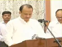 शपथ लेने के बाद बोले अजीत पवार- 'कई महत्वपूर्ण मुद्दे प्राथमिकता पर थे, इसलिए BJP के साथ गए'